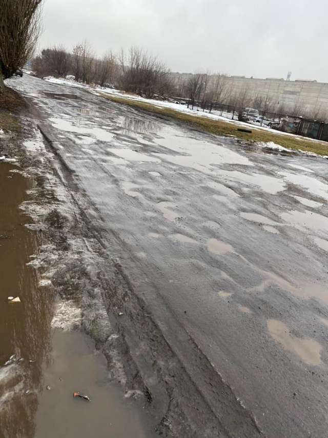 Бездоріжжя на провулку перспективному в Полтаві