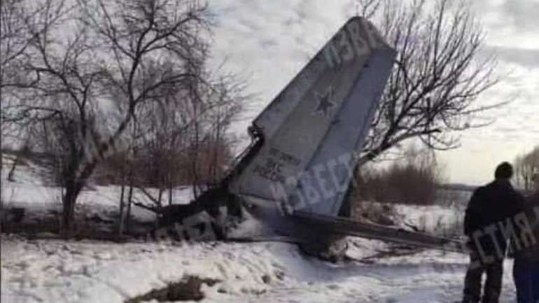 Військовий літак московитів був не в змозі долетіти до України