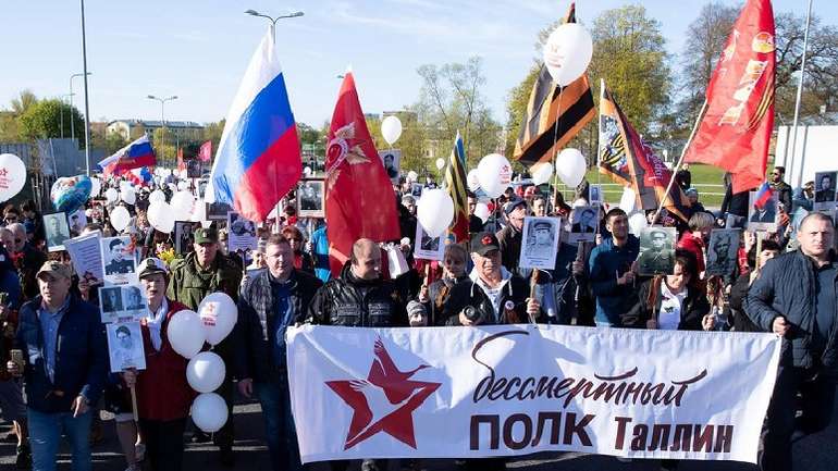 Путіністи планують вивести «Безсмертний полк» на вулиці Таллінна