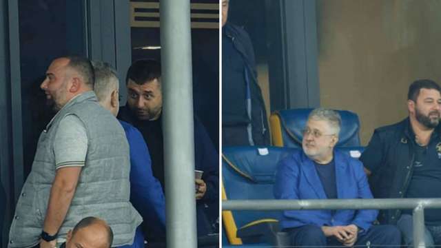 Керівник делегації Ігор Коломийський зі своїм помічником David Braun (Давид Арахамія))