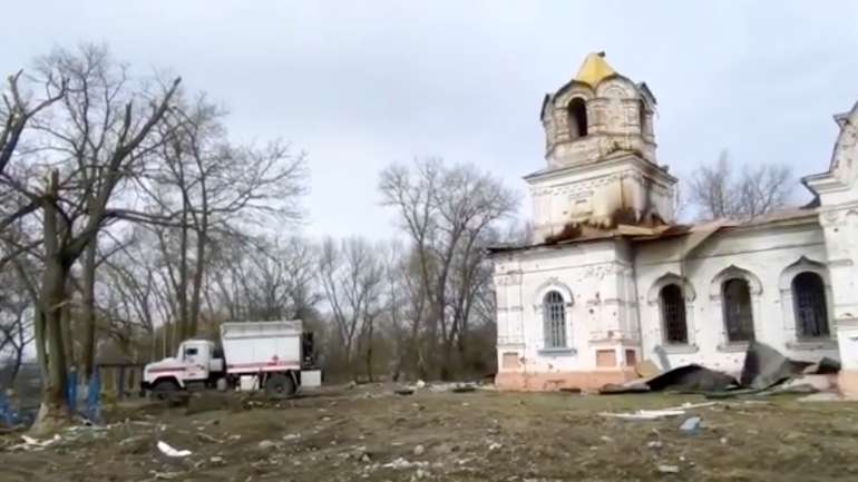 Окупанти влаштували штаб у церкві на Чернігівщині