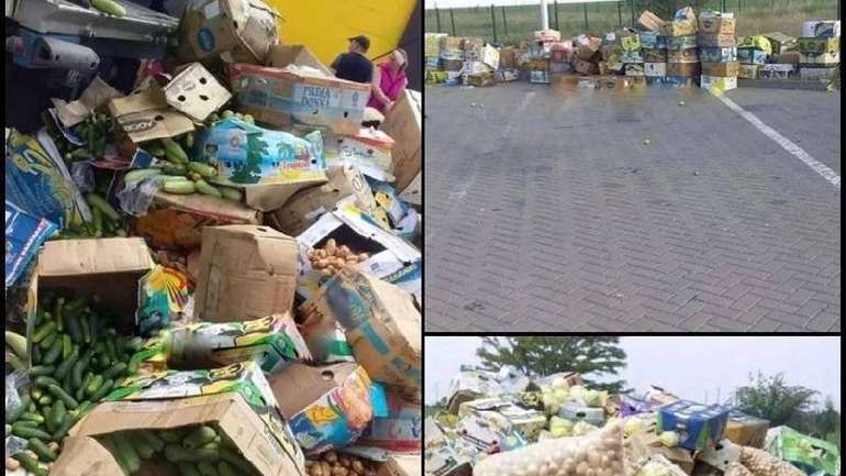 Окупанти не пропускають вантажівки з продовольством з Енергодара до Запоріжжя