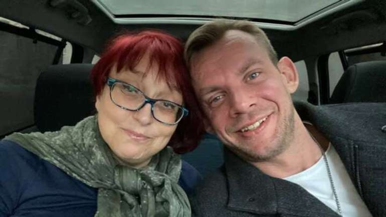 Галина Третьякова зі своїм чоловіком Сергієм Поповим