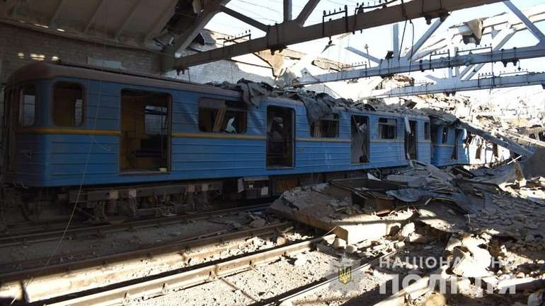 Окупанти знищили депо Харківського метрополітену