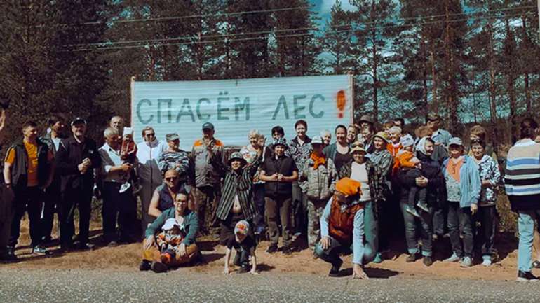 Жителі Комі повстали проти вирубки лісу, але не проти війни