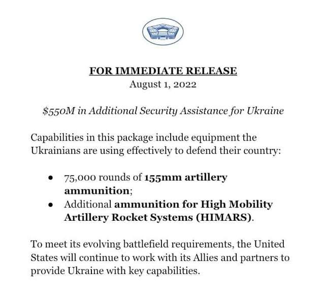 США оголосили про новий пакет військової допомоги Україні_2