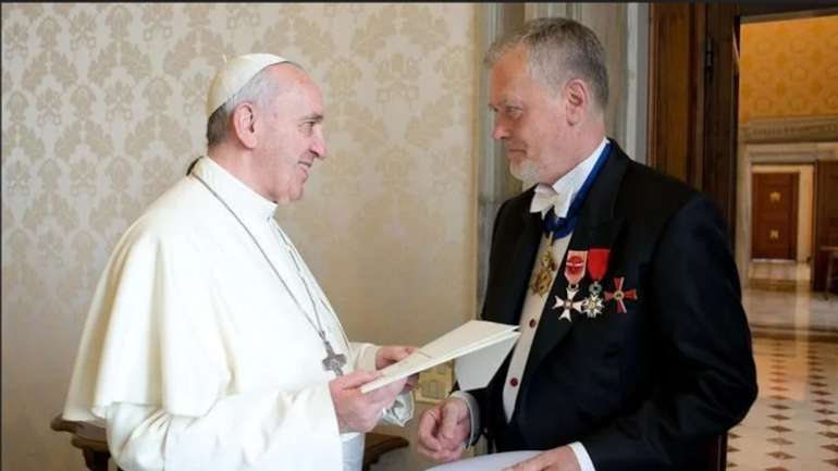 Папа Римський Франциск та Петр Новіна-Конопка