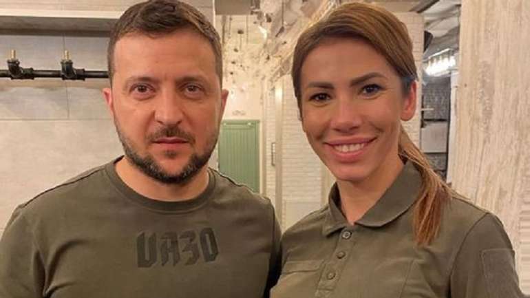 Володимир Зеленський та Злата Некрасова