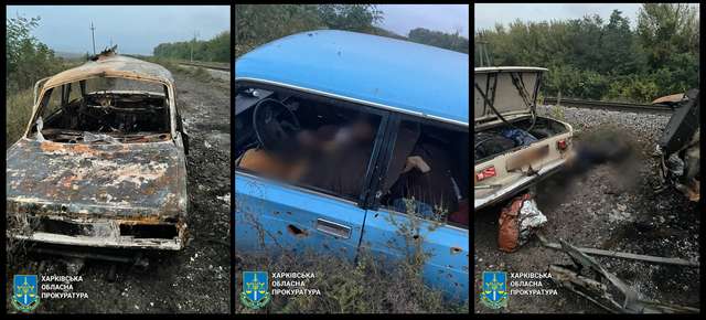 Росіяни розстріляли колону автівок із цивільними на Харківщині_2