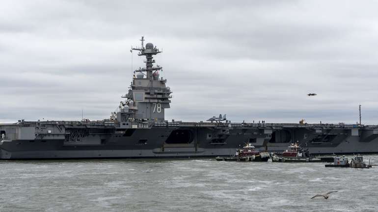 США вперше розгортають ударну групу новітнього авіаносця Gerald Ford