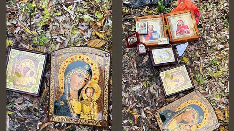 З поверхні Десни на Чернігівщині виловили православні ікони