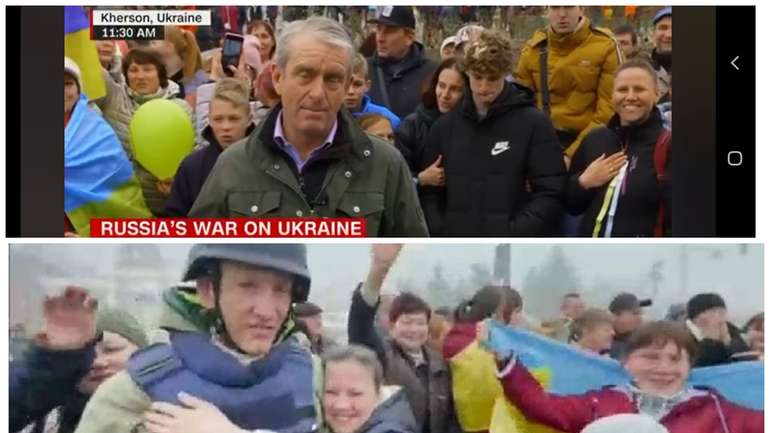 CNN і SkyNEWS підірвали світовий інформпростір своїми включеннями зі звільненого Херсону