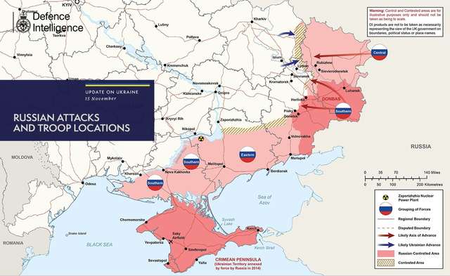 Британська розвідка показала актуальну карту боїв в Україні_2