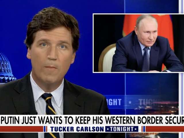 Ведучий Fox News Такер Карлсон часто транслює проросійські наративи