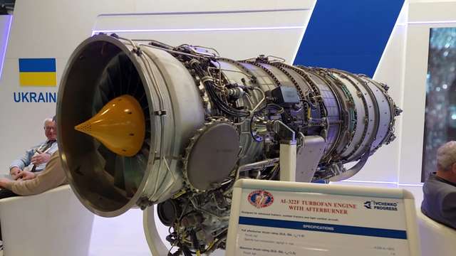 Український двигун АІ-322Ф на виставці “SAHA EXPO 2022” в Туреччині
