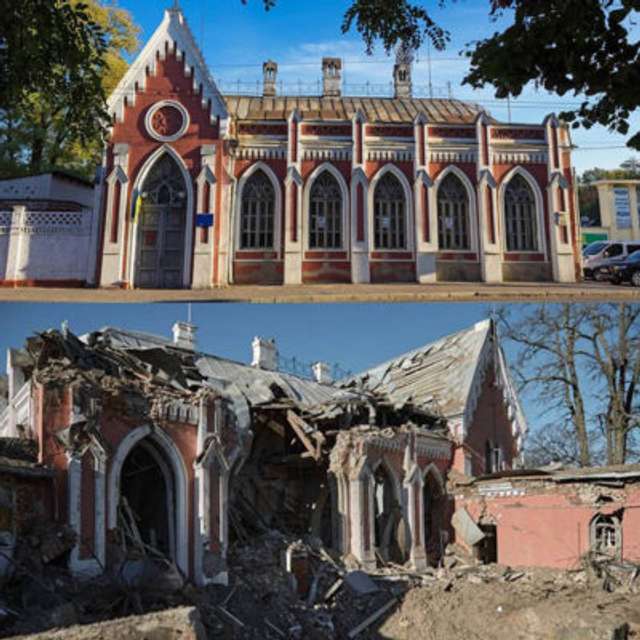Розбомблений росіянами будинок Тарновського у Чернігові можуть зібрати заново_2