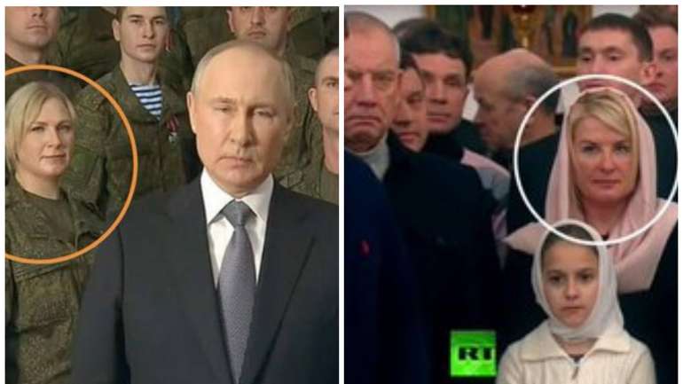 путін записав новорічне звернення на фоні ряжених ФСОшників