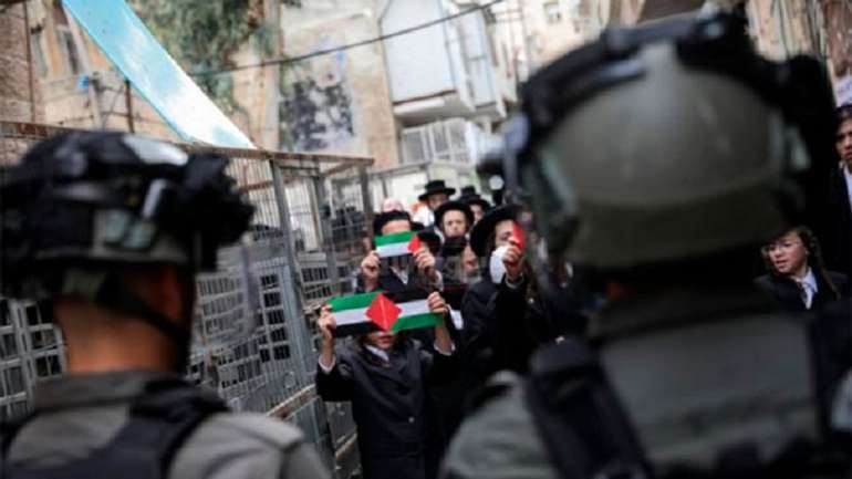 Євреї протестують проти ізраїльської окупації Палестини