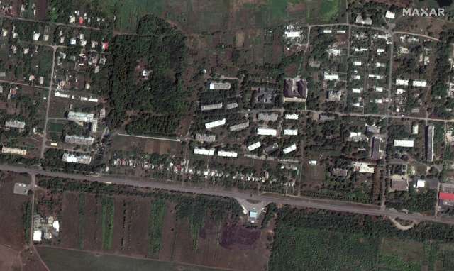Фото Бахмута, яке показує великі руйнування, – 4 січня 2023 року.