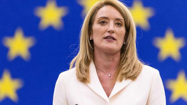 Ілюстративне фото: Очільниця Європейського парламенту Роберта Мецола