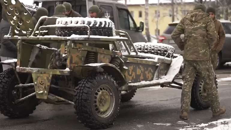 Нацгвардійці похизувалися фронтовим всюдиходом