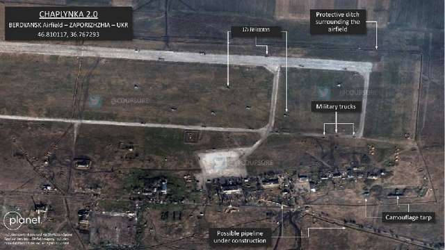 Росіяни перетворили аеропорт Бердянська на головну базу Півдня_1