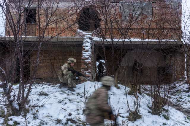 Навчання українських військових у листопаді