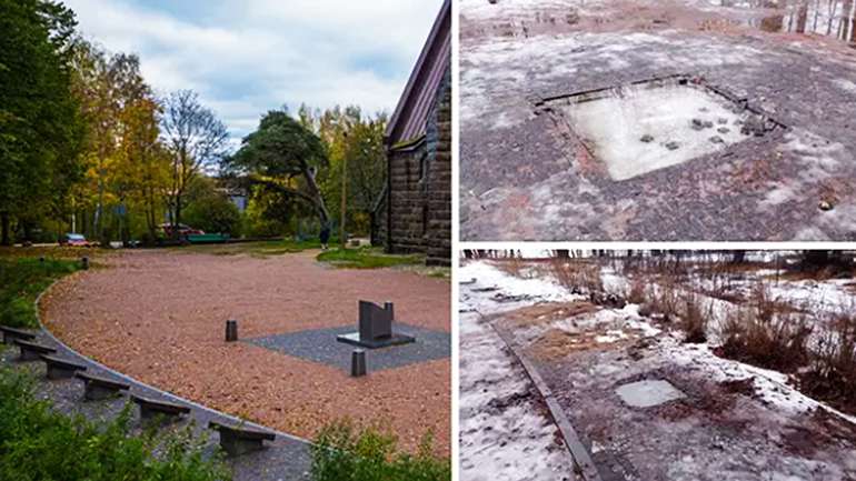 Російські окупати знищили фінський цвинтар на Карельському перешийку