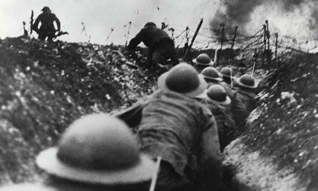 Кадри із поля битви Першої Світової