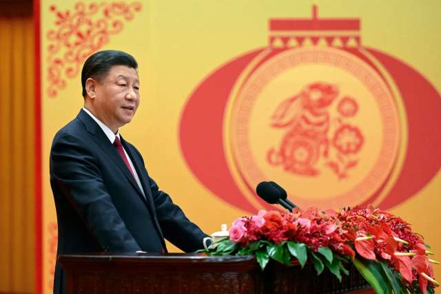 Голова Китаю Сі Цзіньпін у Пекіні минулого місяця на фото, опублікованому китайськими державними ЗМІ. 