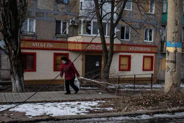 Заготівля дров у четвер у Бахмуті.
