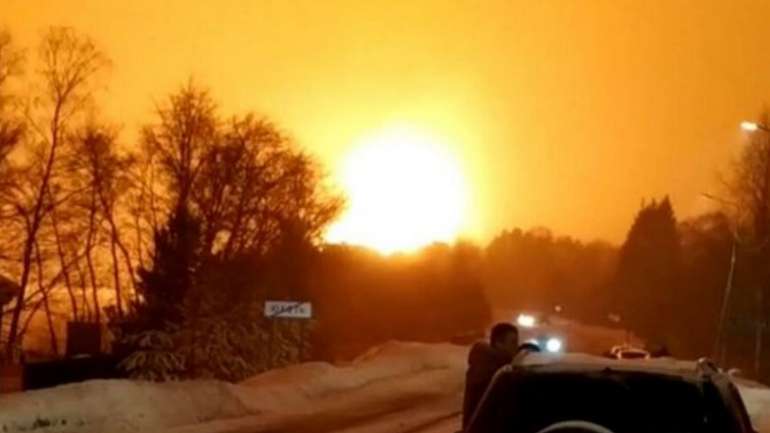 В Ярославській області росії стався вибух на газопроводі "Газпрому" Ухта-Торжок