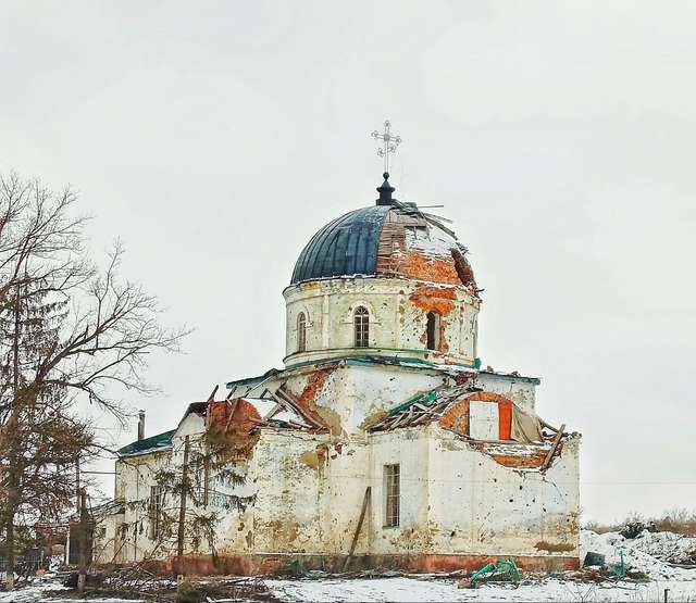 Росіяни перетворили бароковий храм Малої Комишувахи на клоаку_2