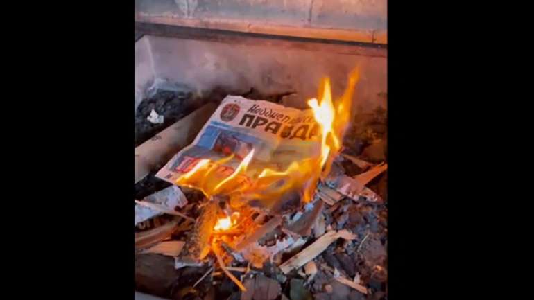 Українські партизани знищують тонни паперу ворожої пропаганди