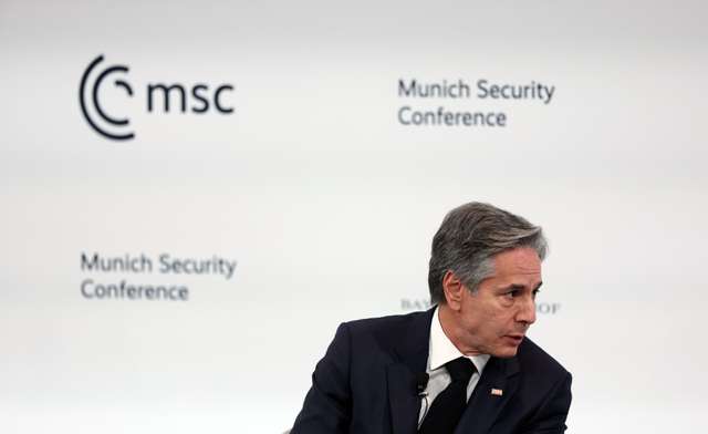 Ентоні Блінкен виступає на Мюнхенській конференції з безпеки 18 лютого