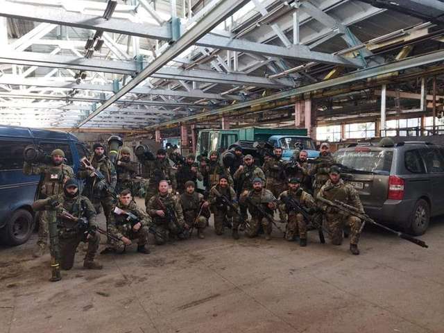 Воїни Грузинського Національного Легіону на Донбасі (літо 2022 року)