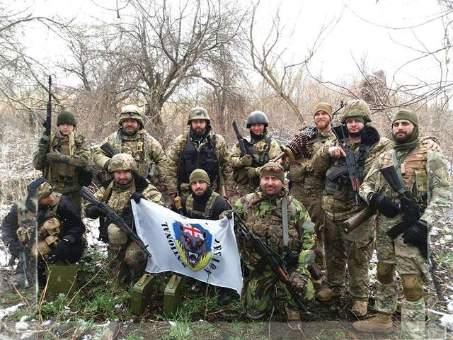 Грузинський легіон в Україні, околиці Бахмута