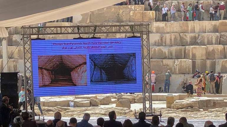 Вчені знайшли прихований коридор у Великій піраміді Гізи в Єгипті