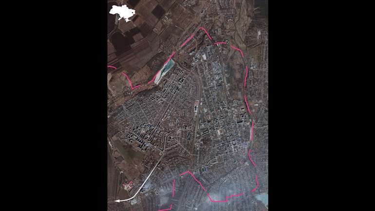 З'явилися супутникові знімки Бахмута після запеклих боїв