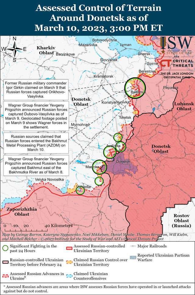 ЗСУ тримають оборону в Бахмуті: карти боїв ISW_5