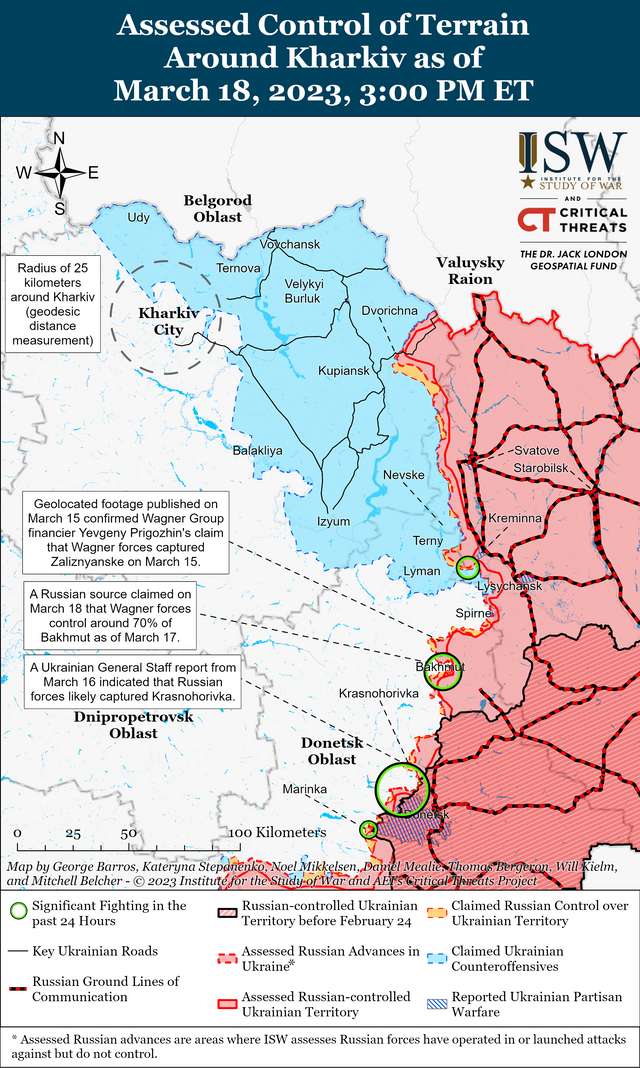 Війська рф змушені частіше міняти свої позиції через точні удари ЗСУ: карти боїв ISW_3