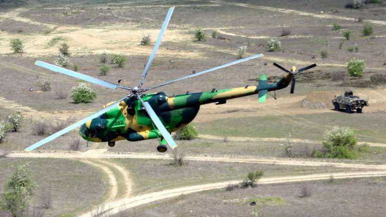 Македонські Мі-8ТМ під час навчань Fast Response-2018.