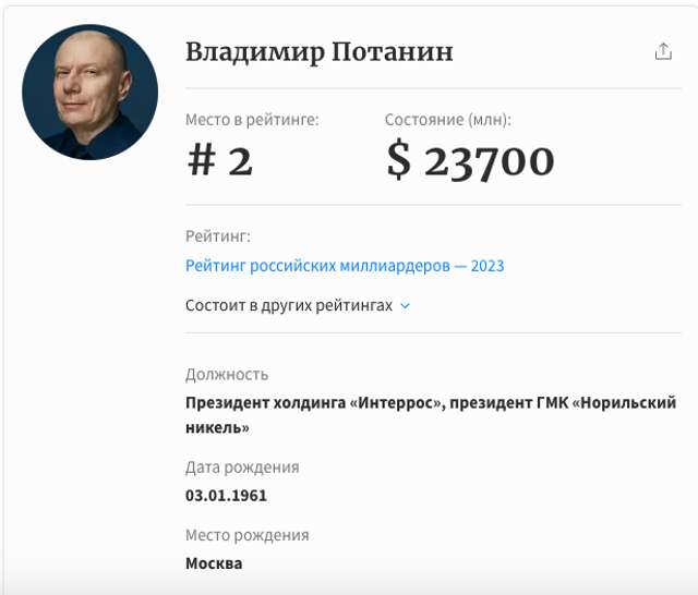 Російські мільярдери за рік війни з Україною збільшили свої статки на третину_3