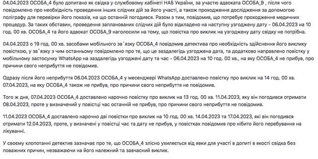 НАБУ викликає на допит Гандольфіна_1