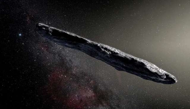 Дивний міжзірковий об'єкт Оумуамуа.