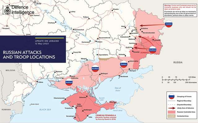 Британська розвідка оновила карту боїв в Україні_2
