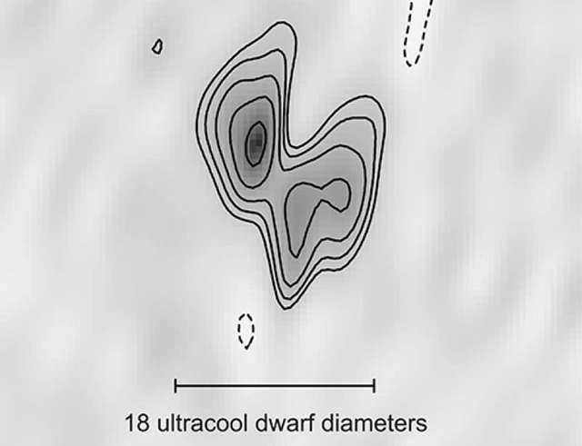 Зображення радіаційного поясу за межами Сонячної системи отримано за допомогою радіоінтерферометра NRAO