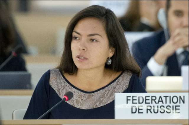 Марія Ходинська-Голеніщева в ООН