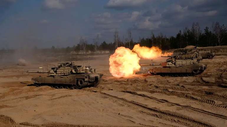 400 українських військових розпочали навчання на танках Abrams у Німеччині