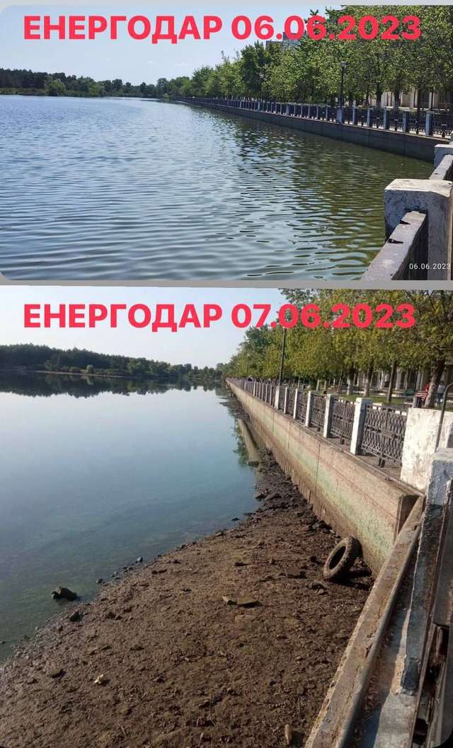 Рівень Дніпра у Запоріжжі впав до критичної позначки_3